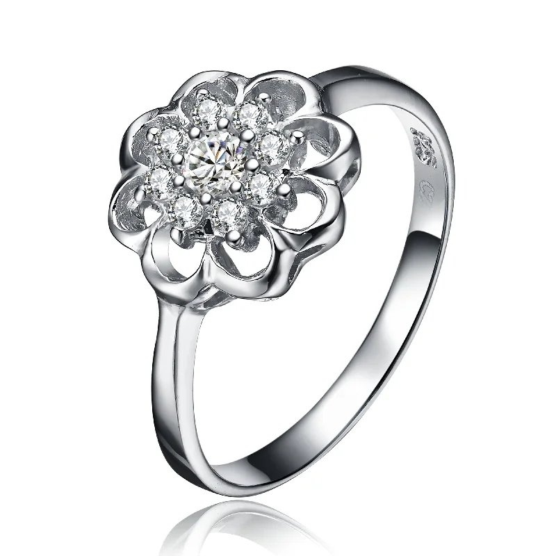 Trendy Minimalist Jewelry For Everyday Wear Julie Marigold Flower Ring