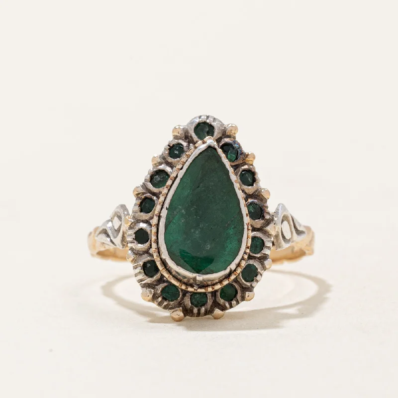 Exclusive Jewelry Sale – Grab Timeless Pieces Now Emerald Halo Cocktail Ring | 1.70ctw | SZ 8.75 | Exclusive Jewelry Sale – Grab Timeless Pieces Now Emerald Halo Cocktail Ring | 1.70ctw | SZ 8.75 |