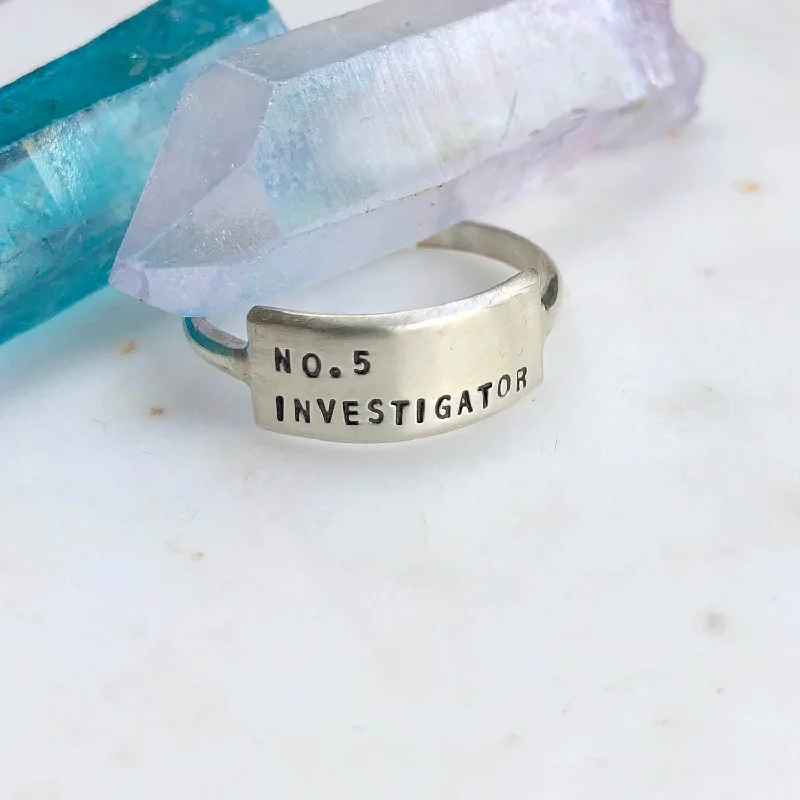 Modern Statement Jewelry For Bold Styling Enneagram Sterling Silver Ring