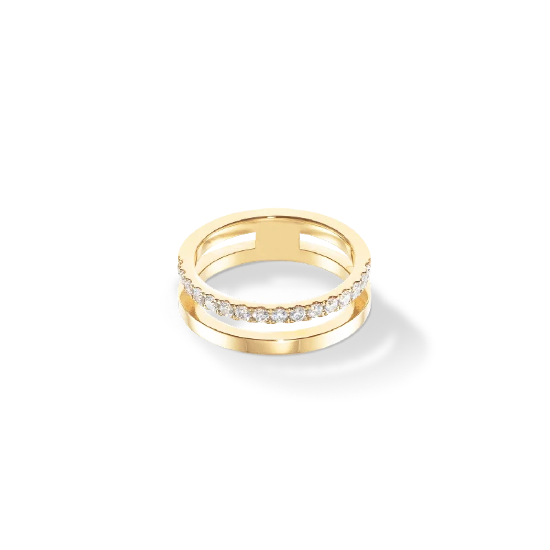 Limited-Time Offer On Elegant Jewelry Pieces Eternal Unity Ring gold-crystal