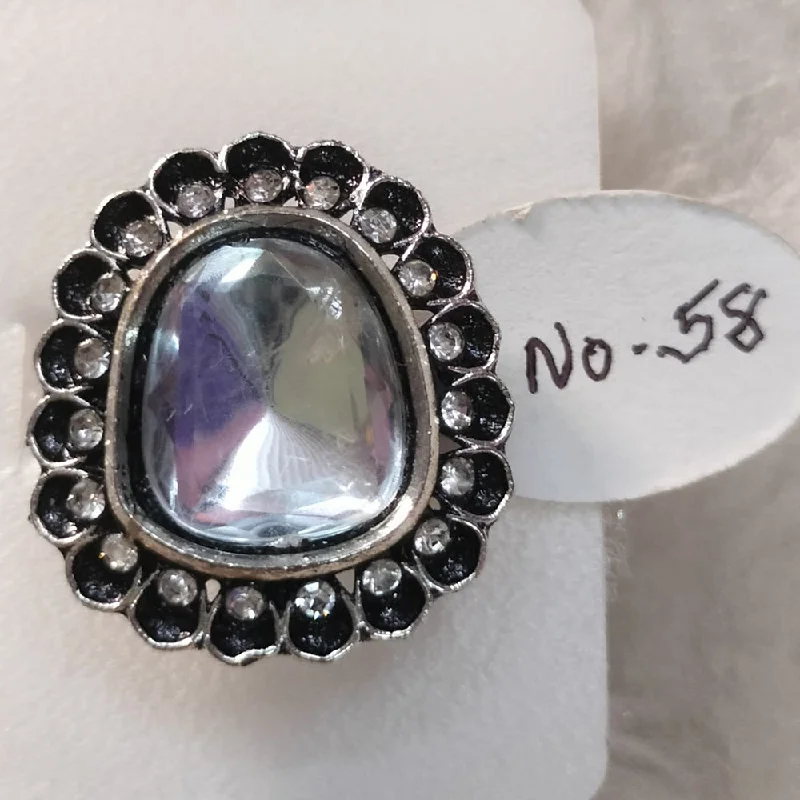 Timeless Jewelry At Special Discount Rates Khushboo Jewellers Oxidised Plated Crystal Stone Ring Timeless Jewelry At Special Discount Rates Khushboo Jewellers Oxidised Plated Crystal Stone Ring