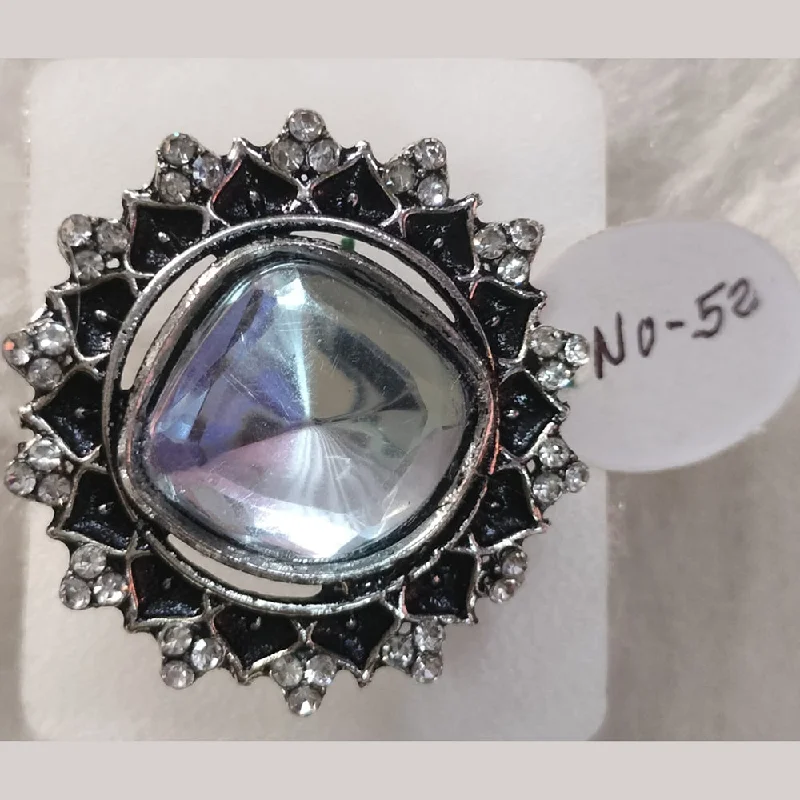 Special Jewelry Deals – Upgrade Your Collection Khushboo Jewellers Oxidised Plated Crystal Stone Ring Special Jewelry Deals – Upgrade Your Collection Khushboo Jewellers Oxidised Plated Crystal Stone Ring
