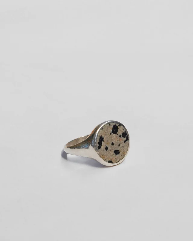 Chic And Stylish Jewelry At Discounted Prices Lacuna Ring in Dalmatian Jasper