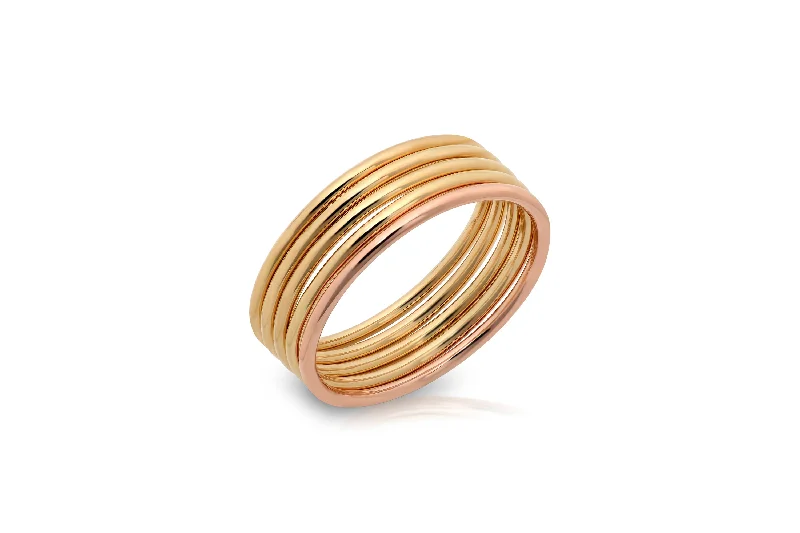 Buy More, Save More On Stunning Jewelry Designs Solid Gold Layering Ring