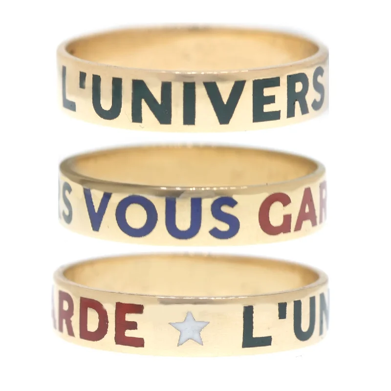 Dazzling Deals On Necklaces, Bracelets, And More L'Univers Vous Garde Band Ring
