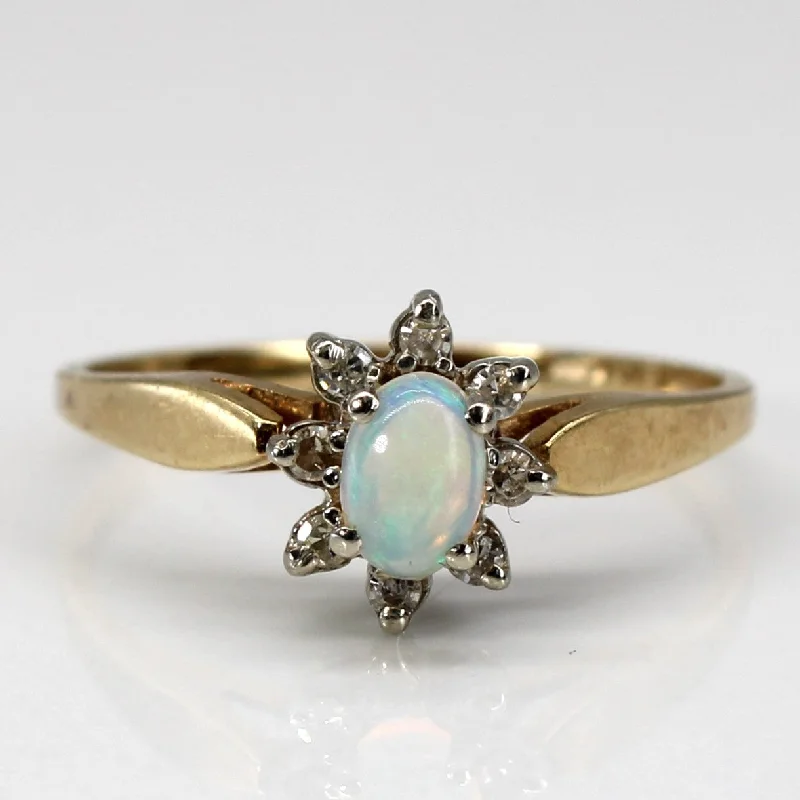 Personalized Jewelry At Special Discount Rates Opal & Diamond Cocktail Ring | 0.20ct | 0.04ctw | SZ 6.25 | Personalized Jewelry At Special Discount Rates Opal & Diamond Cocktail Ring | 0.20ct | 0.04ctw | SZ 6.25 |