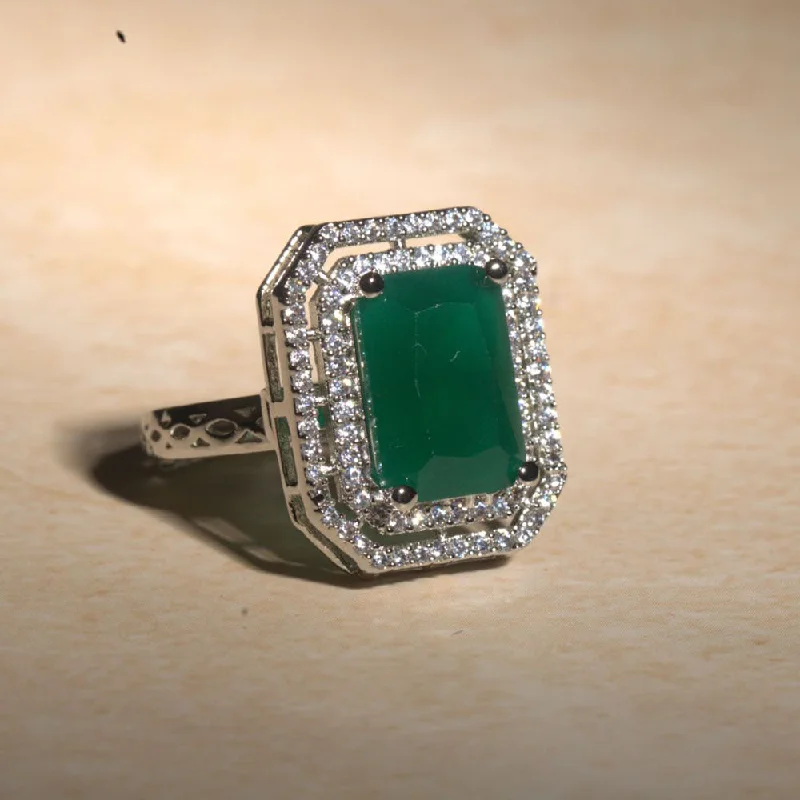 Jewelry Clearance Event – Last Chance For Stunning Deals Raddhi Jewels Designer Cubic Zicornia American Diamond CZ AD Adjutable Brass Finger Ring For Women/Girls Jewelry Clearance Event – Last Chance For Stunning Deals Raddhi Jewels Designer Cubic Zicornia American Diamond CZ AD Adjutable Brass Finger Ring For Women/Girls