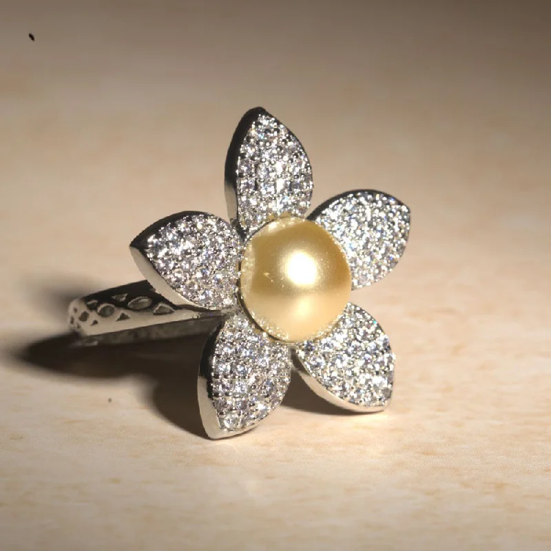Chic And Stylish Jewelry At Discounted Prices Raddhi Jewels Designer Cubic Zicornia American Diamond CZ AD Adjutable Brass Finger Ring For Women/Girls Chic And Stylish Jewelry At Discounted Prices Raddhi Jewels Designer Cubic Zicornia American Diamond CZ AD Adjutable Brass Finger Ring For Women/Girls