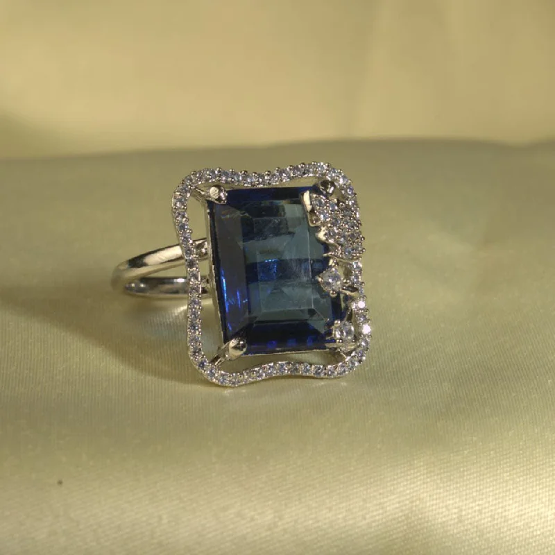 Affordable Glamour – Premium Jewelry For Less Raddhi Jewels Designer Cubic Zicornia American Diamond CZ AD Adjutable Brass Finger Ring For Women/Girls Affordable Glamour – Premium Jewelry For Less Raddhi Jewels Designer Cubic Zicornia American Diamond CZ AD Adjutable Brass Finger Ring For Women/Girls