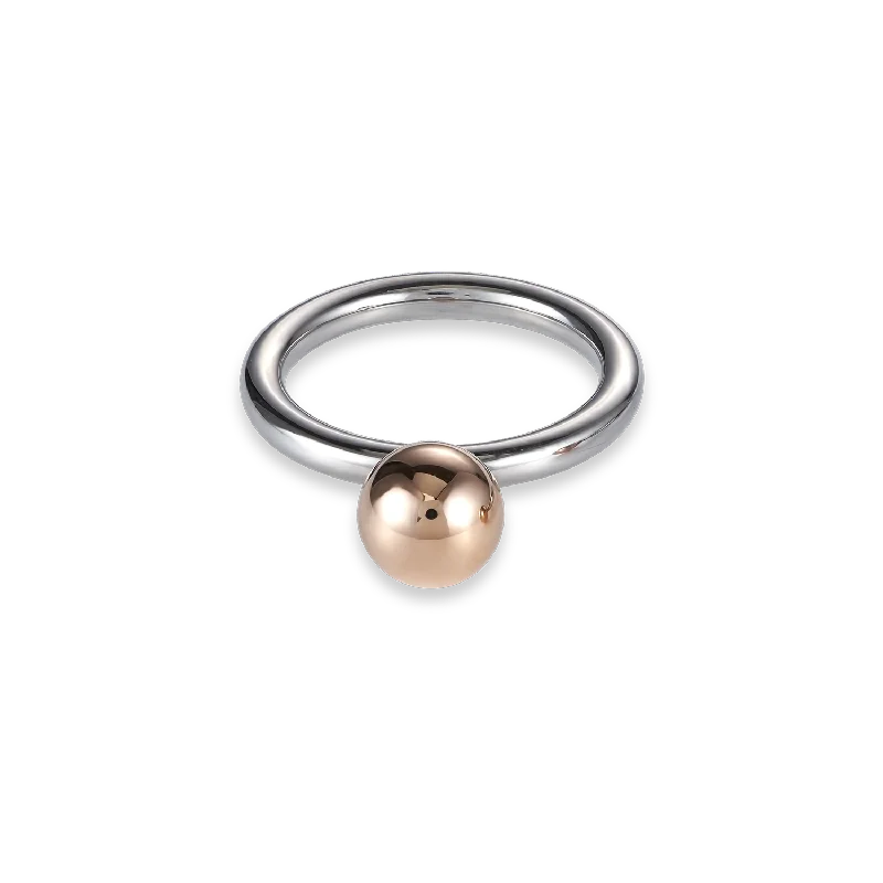 Grab Exquisite Jewelry At The Lowest Prices Ring stainless steel ball small rose gold Grab Exquisite Jewelry At The Lowest Prices Ring stainless steel ball small rose gold