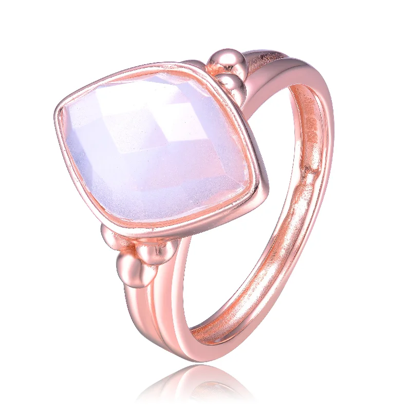 Exclusive Jewelry Bundles At Discounted Prices Rose Gold Overlay Opaque Cubic Zirconia Shape Ring Exclusive Jewelry Bundles At Discounted Prices Rose Gold Overlay Opaque Cubic Zirconia Shape Ring