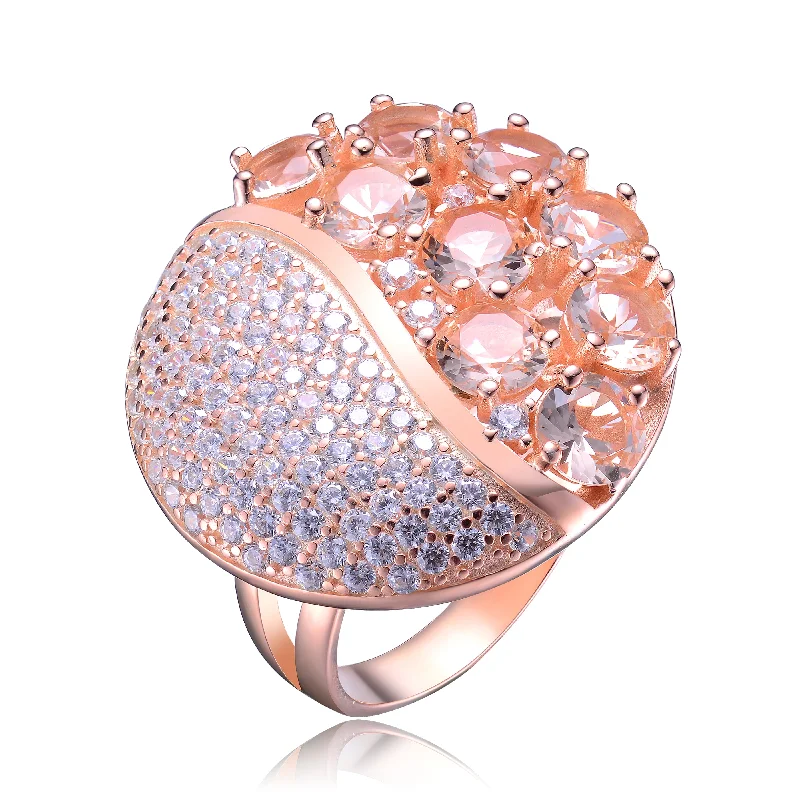 Your Perfect Accessory At The Perfect Price Caroline Rose Gold Dual Accent Ring