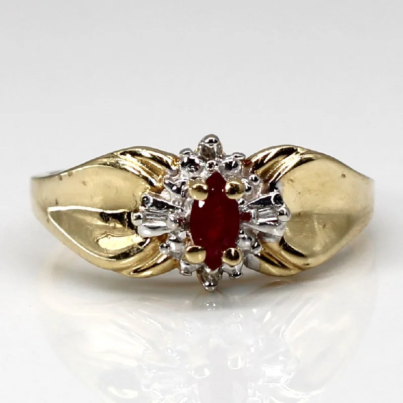 Dazzling Deals On Necklaces, Bracelets, And More Ruby & Diamond Cocktail Ring | 0.63ct | 0.02ctw | SZ 7 | Dazzling Deals On Necklaces, Bracelets, And More Ruby & Diamond Cocktail Ring | 0.63ct | 0.02ctw | SZ 7 |