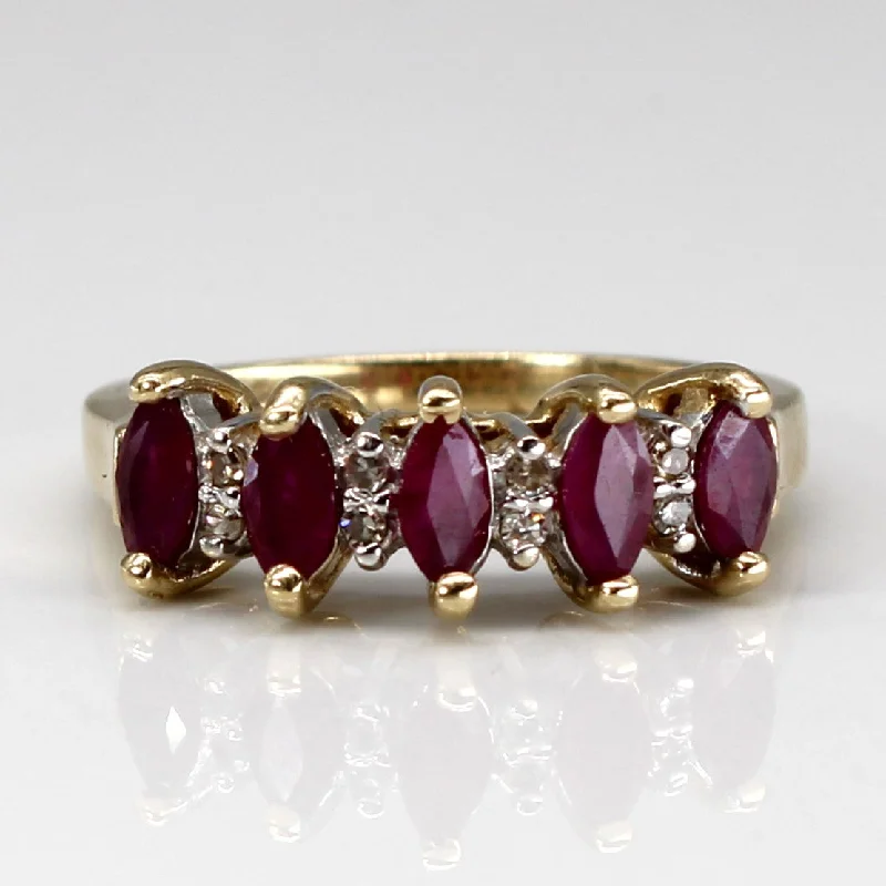 The Perfect Jewelry Piece At The Perfect Discount Ruby & Diamond Ring | 0.75ctw | 0.04ctw | SZ 6.75 | The Perfect Jewelry Piece At The Perfect Discount Ruby & Diamond Ring | 0.75ctw | 0.04ctw | SZ 6.75 |
