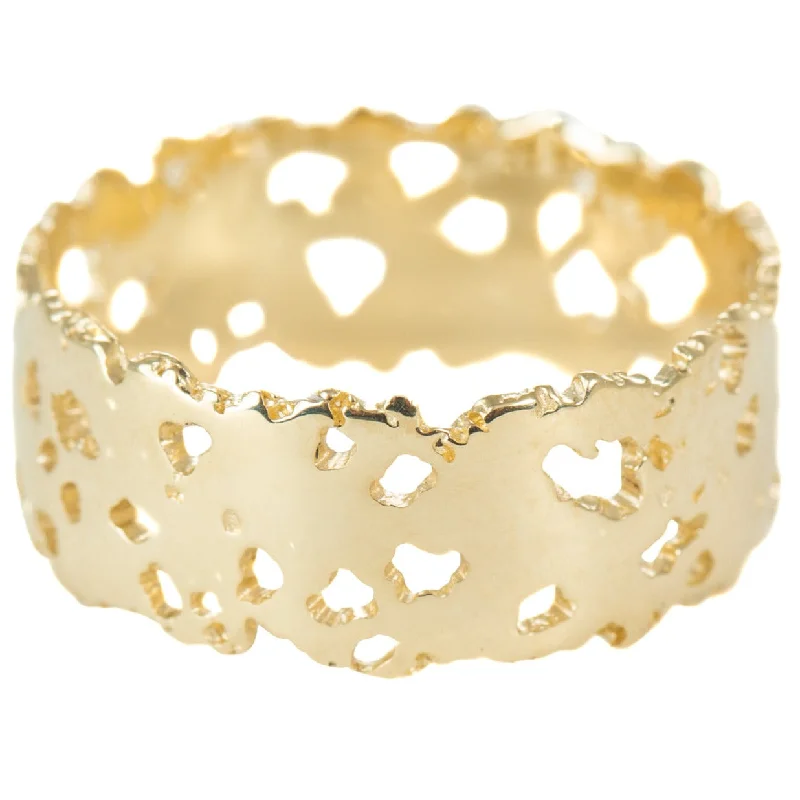 Premium Jewelry Now Available At Special Discounts Shadow Band - 14ky Gold, 7 mm