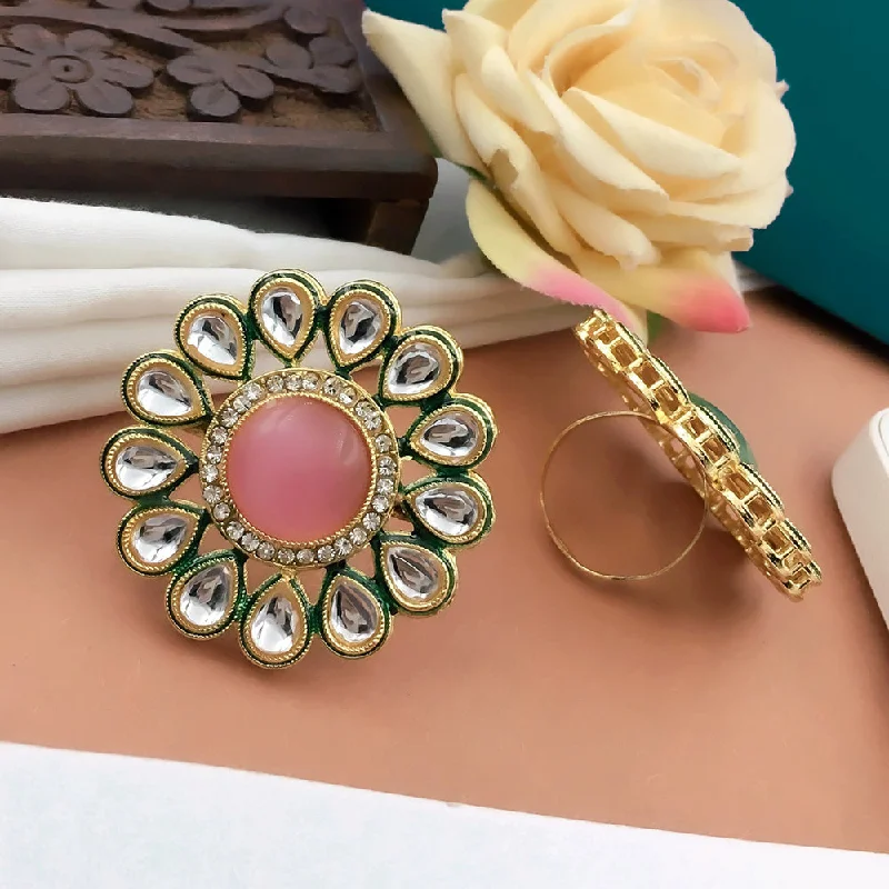 Unique Jewelry For Less – Shop The Sale Now Shree Jai Sai Art Gold Plated Kundan Stone Ring Unique Jewelry For Less – Shop The Sale Now Shree Jai Sai Art Gold Plated Kundan Stone Ring