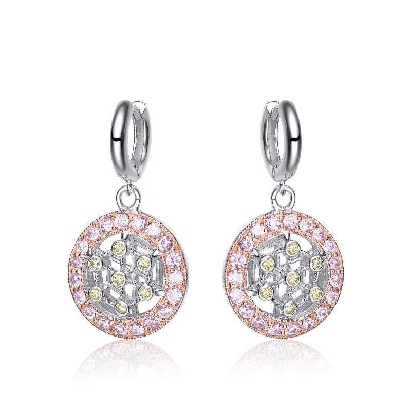 Exclusive Online Discounts On Stylish Jewelry Marie Soft Pink Dangling Earings