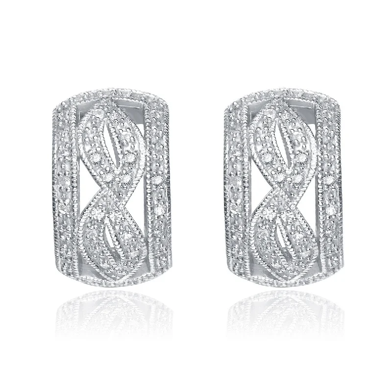 Unmissable Discounts On Timeless Jewelry Pieces Sterling Silver Cubic Zirconia Hourglass Earrings Unmissable Discounts On Timeless Jewelry Pieces Sterling Silver Cubic Zirconia Hourglass Earrings
