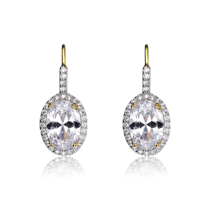 Dazzle With Discounts – Shop Jewelry On Sale Sterling Silver Cubic Zirconia Oval Drop Earrings Dazzle With Discounts – Shop Jewelry On Sale Sterling Silver Cubic Zirconia Oval Drop Earrings