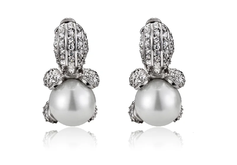Adjustable Charm Bracelets For A Perfect Fit Sterling Silver Cubic Zirconia & Pearl Pear Drop Earrings Adjustable Charm Bracelets For A Perfect Fit Sterling Silver Cubic Zirconia & Pearl Pear Drop Earrings