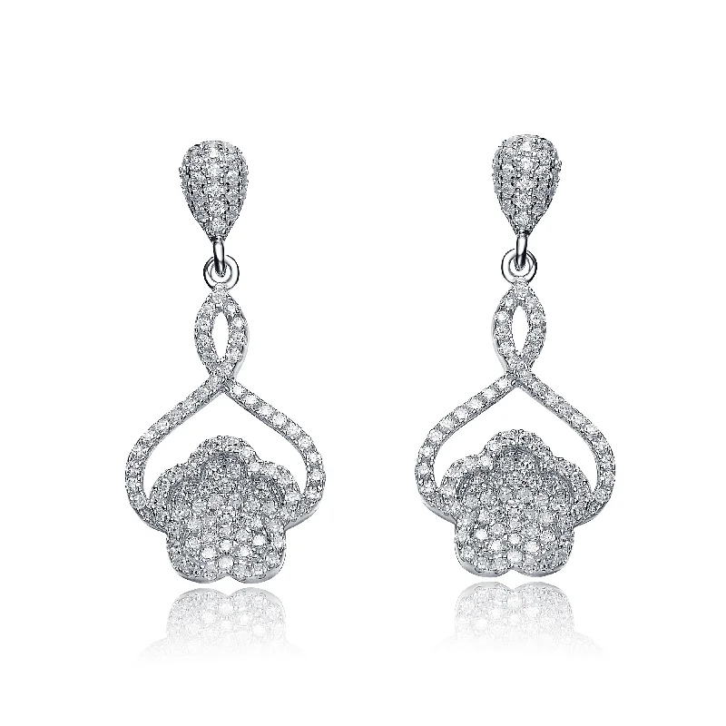 Best-Selling Jewelry Now Available At Special Deals Sterling Silver Cubic Zirconia Petal Drop Earrings Best-Selling Jewelry Now Available At Special Deals Sterling Silver Cubic Zirconia Petal Drop Earrings