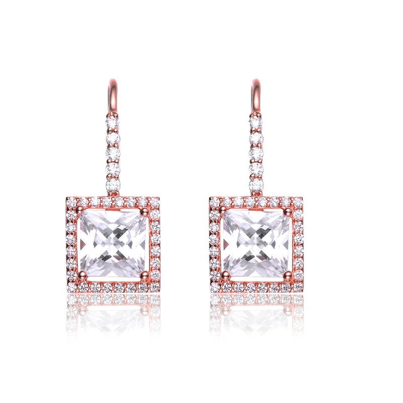 Exclusive Jewelry Markdowns – Limited-Time Offer Sterling Silver Cubic Zirconia Princess Cut Dangle Earrings Exclusive Jewelry Markdowns – Limited-Time Offer Sterling Silver Cubic Zirconia Princess Cut Dangle Earrings