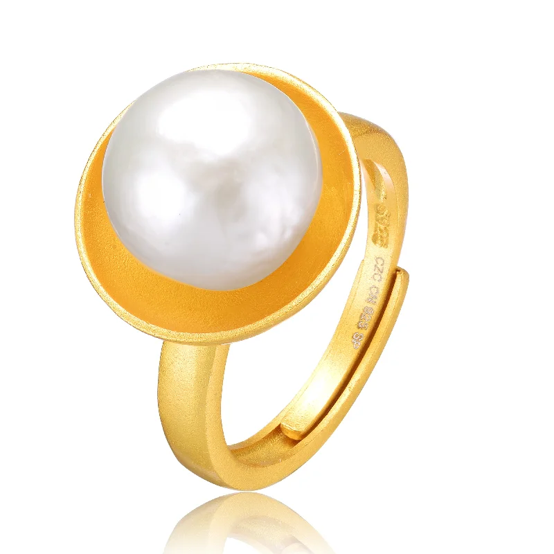 The Ultimate Jewelry Sale – Exclusive Styles At Great Prices Delphine Golden Flowerbud Pearl Ring The Ultimate Jewelry Sale – Exclusive Styles At Great Prices Delphine Golden Flowerbud Pearl Ring