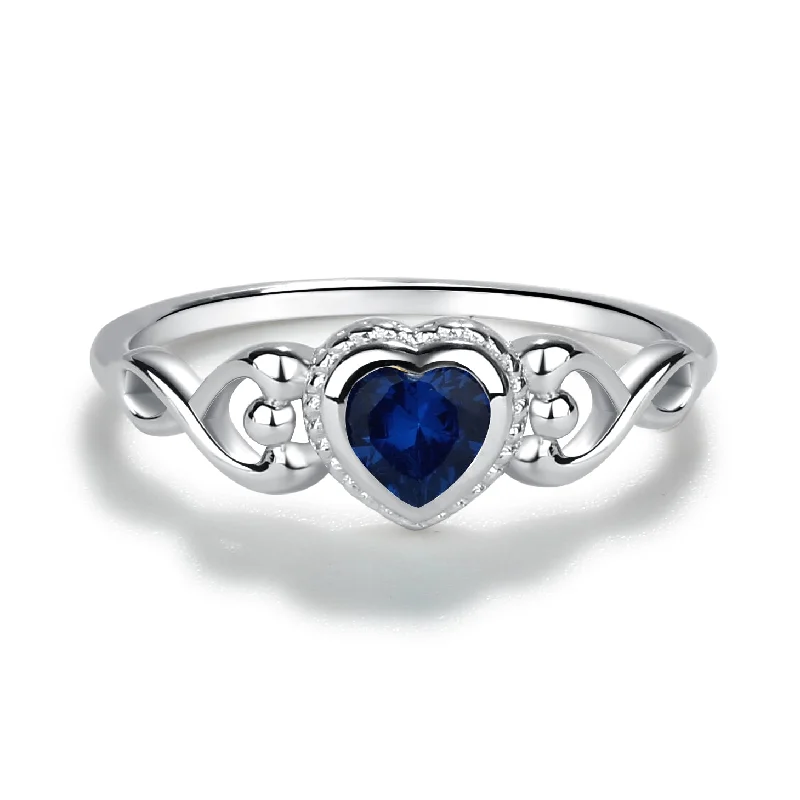 Luxury Meets Affordability – Jewelry Sale Now Live Sterling Silver Heart Birthstone Baby Ring for Kids Luxury Meets Affordability – Jewelry Sale Now Live Sterling Silver Heart Birthstone Baby Ring for Kids