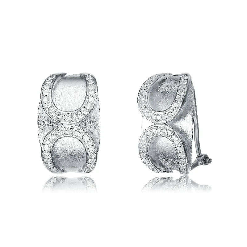 Flash Sale On Stunning Jewelry – Don't Miss Out Sterling Silver Infinity-Inspired White Cubic Zirconia Accent Huggies Earrings Flash Sale On Stunning Jewelry – Don't Miss Out Sterling Silver Infinity-Inspired White Cubic Zirconia Accent Huggies Earrings