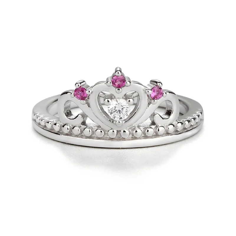 Exclusive Jewelry Bundles At Discounted Prices Sterling Silver Tiara Baby Ring with CZs for Kids Exclusive Jewelry Bundles At Discounted Prices Sterling Silver Tiara Baby Ring with CZs for Kids