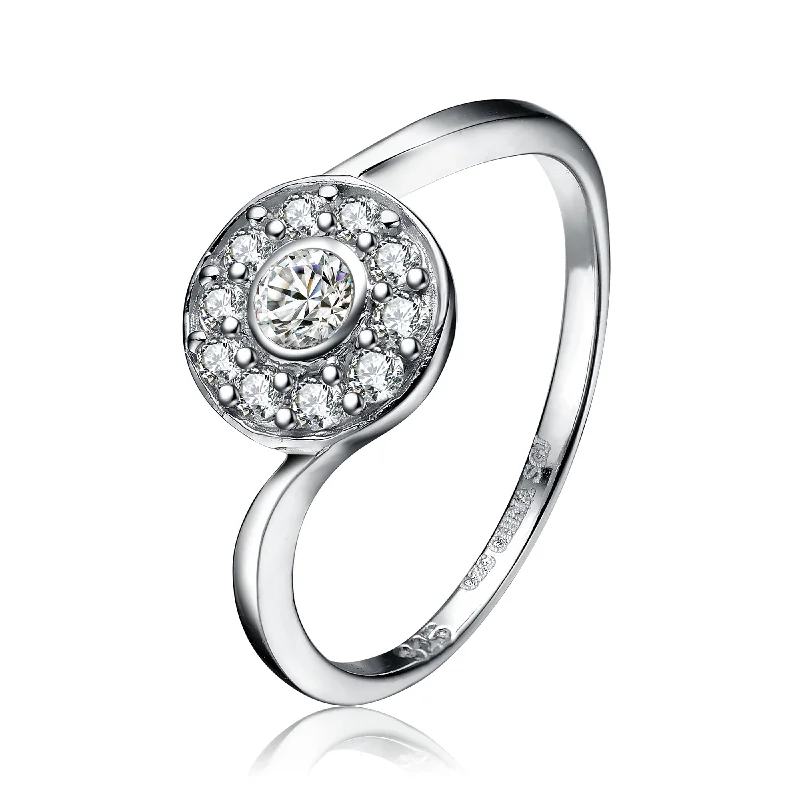 Timeless Elegance Now At Special Discounts Marie Eternal Zirconia Round Ring