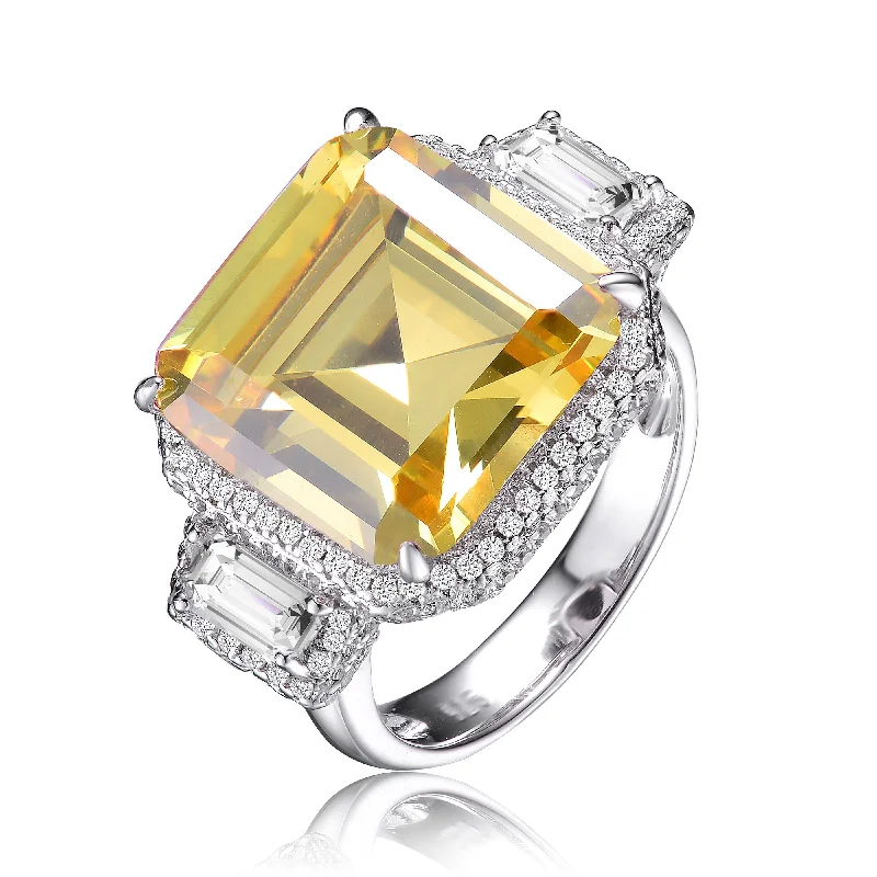 Exclusive Jewelry Sale – Shine For Less Montfort Yellow Ascher Three-Stone Limited Edition Ring Exclusive Jewelry Sale – Shine For Less Montfort Yellow Ascher Three-Stone Limited Edition Ring