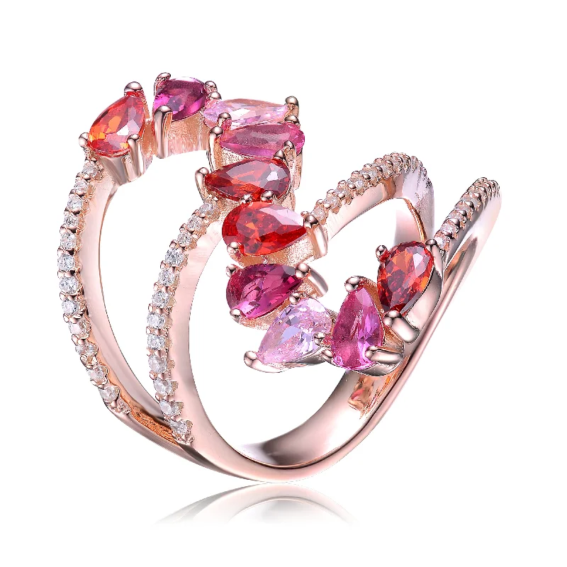 Affordable Elegance – Premium Jewelry At Special Prices Palette Rose Cluster Ring