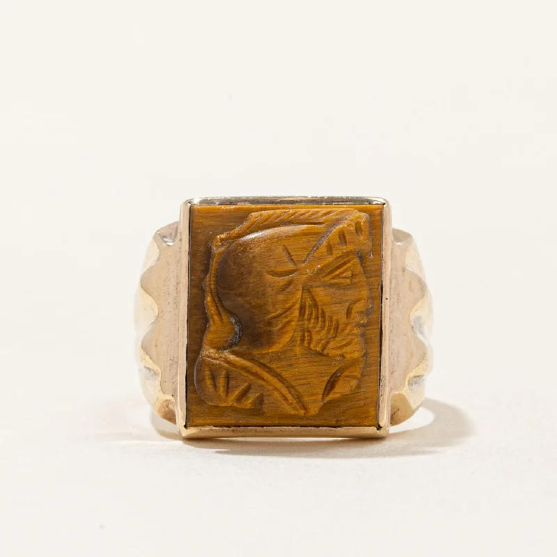 Shine In Style – Shop Jewelry Discounts Today Tiger's Eye Cameo Ring | 6.00ct | SZ 6.75 | Shine In Style – Shop Jewelry Discounts Today Tiger's Eye Cameo Ring | 6.00ct | SZ 6.75 |