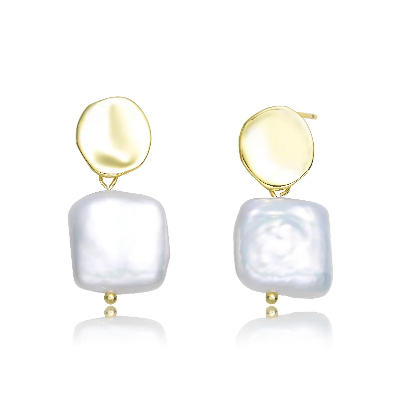 Jewelry Deals That Outshine The Rest Rochelle Golden Pearl Mini Circle Earring