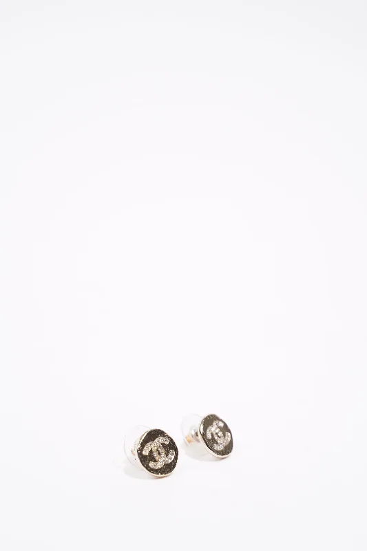 High-Quality Gemstone Jewelry For Special Occasions Chanel Womens Button Earrings Gold High-Quality Gemstone Jewelry For Special Occasions Chanel Womens Button Earrings Gold