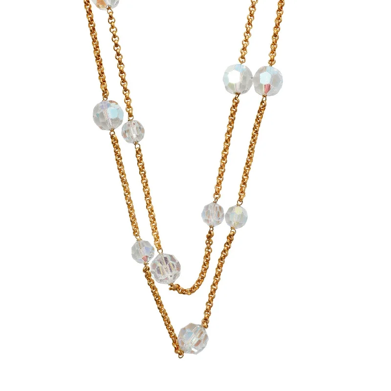 Affordable Glamour – Premium Jewelry At Special Prices Chanel Gold Crystal Sautoir Necklace Affordable Glamour – Premium Jewelry At Special Prices Chanel Gold Crystal Sautoir Necklace