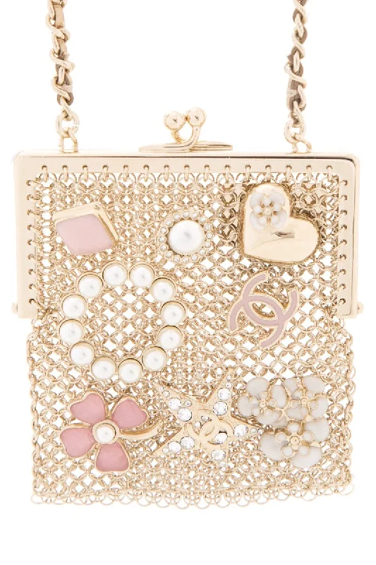 Modern Jewelry At Exclusive Discounts – Shop Today Chanel Gold & Charm Embellished Frame Pouch Chain Necklace Modern Jewelry At Exclusive Discounts – Shop Today Chanel Gold & Charm Embellished Frame Pouch Chain Necklace