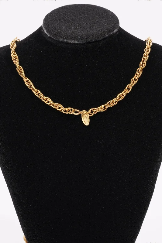 Limited-Time Offer On Elegant Jewelry Pieces Chanel Logo Ball Necklace Gold Base Metal Limited-Time Offer On Elegant Jewelry Pieces Chanel Logo Ball Necklace Gold Base Metal
