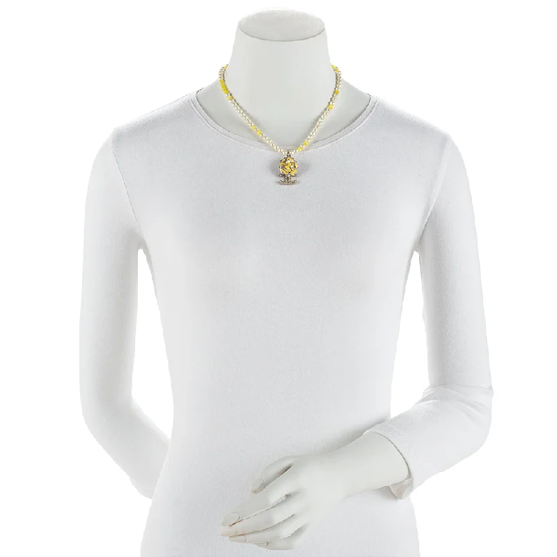 Exclusive Jewelry Sale – Shine For Less Chanel Pearl Crystal Camellia CC Pendent Necklace (SHF-18864) Exclusive Jewelry Sale – Shine For Less Chanel Pearl Crystal Camellia CC Pendent Necklace (SHF-18864)