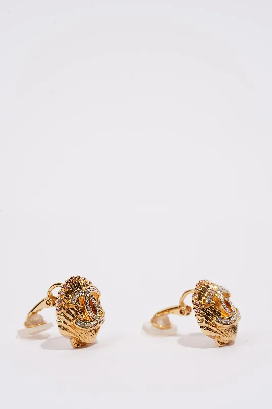 Premium Jewelry At Promotional Prices – Shine Today Chanel Shell Logo Earrings Gold / Multicolour Diamantes Base Metal Premium Jewelry At Promotional Prices – Shine Today Chanel Shell Logo Earrings Gold / Multicolour Diamantes Base Metal
