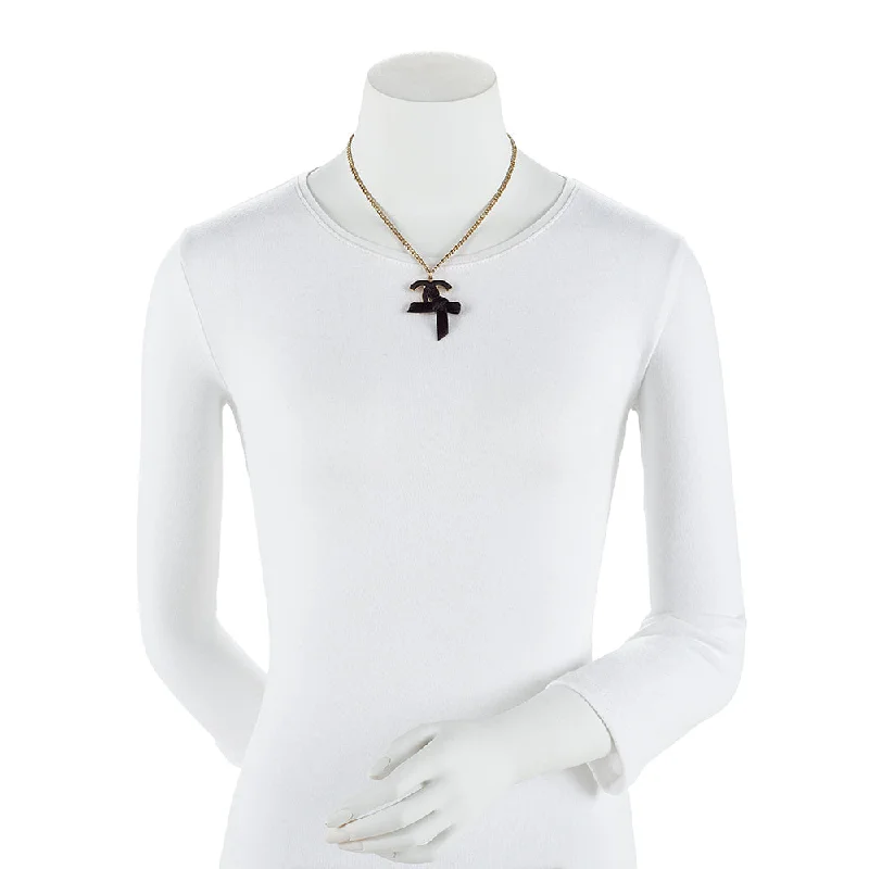 Discounted Jewelry For A Glamorous Look Chanel Velvet Bow CC Pendant Necklace (SHF-16744) Discounted Jewelry For A Glamorous Look Chanel Velvet Bow CC Pendant Necklace (SHF-16744)