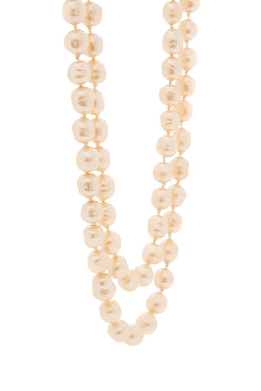 Shop Stylish Jewelry Now And Save Big Chanel Vintage 1980s Long Pearl Necklace