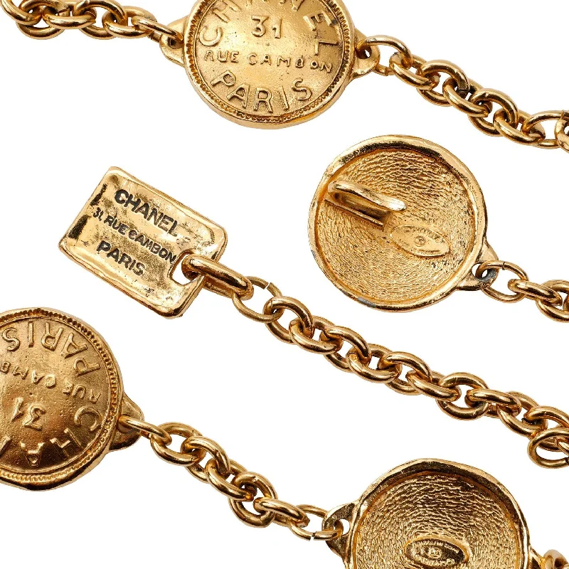 Special Jewelry Deals – Upgrade Your Collection Chanel Vintage Gold Rue Cambon Coin Necklace Belt Special Jewelry Deals – Upgrade Your Collection Chanel Vintage Gold Rue Cambon Coin Necklace Belt