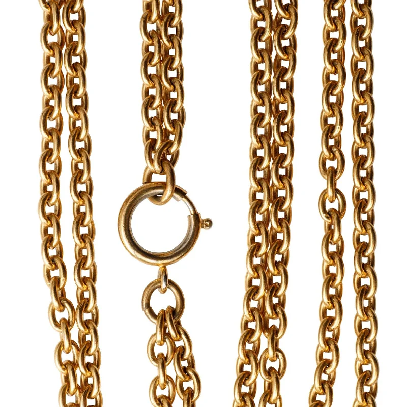Last Chance To Grab Your Favorite Jewelry At A Discount Chanel Vintage Plain Gold Link Chain Necklace Last Chance To Grab Your Favorite Jewelry At A Discount Chanel Vintage Plain Gold Link Chain Necklace