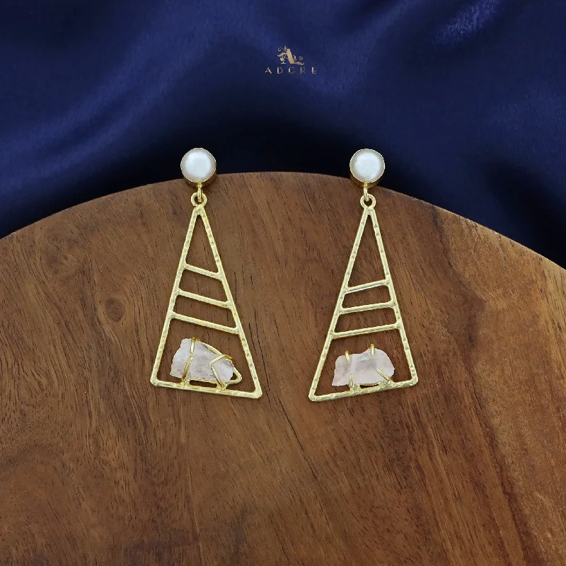 High-End Sparkle, Low-End Prices – Shop Now Adrika Golden Triangular Earring with Pearl High-End Sparkle, Low-End Prices – Shop Now Adrika Golden Triangular Earring with Pearl
