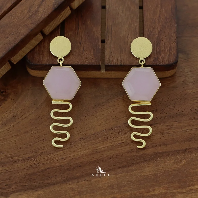 Flash Sale On Elegant Jewelry – Don't Miss Out Alora Golden Circle + Hexagon Glossy Earring Flash Sale On Elegant Jewelry – Don't Miss Out Alora Golden Circle + Hexagon Glossy Earring