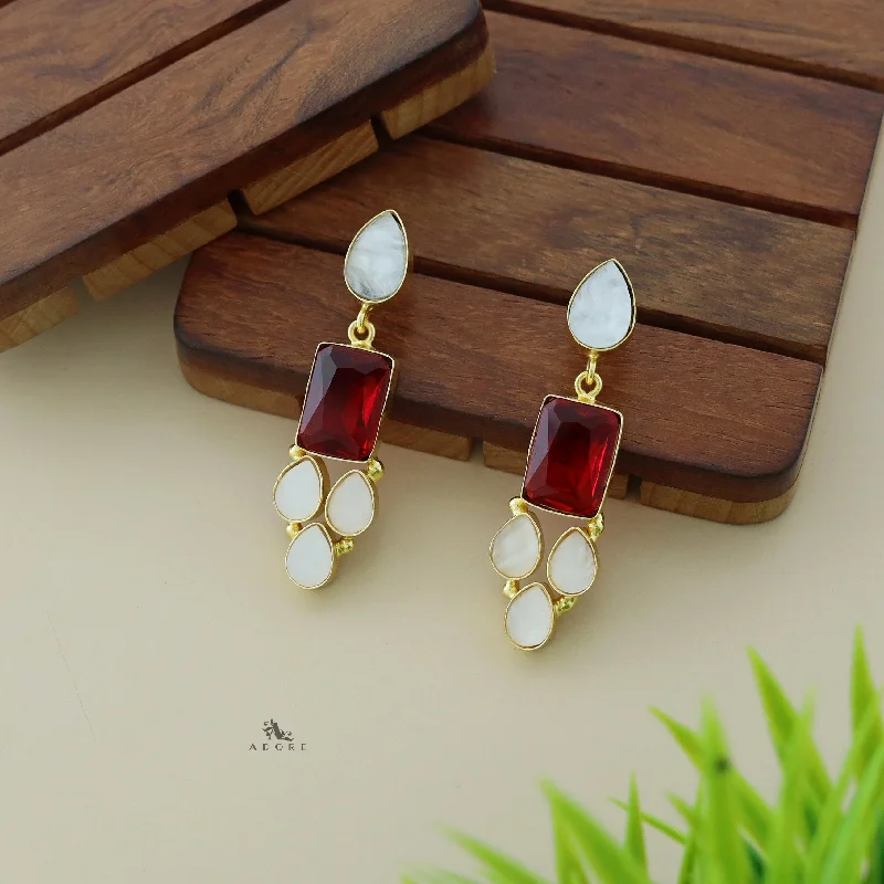 Must-Have Jewelry At Irresistible Discounts Calista Rectangular Glossy Earring + MOP Drops Must-Have Jewelry At Irresistible Discounts Calista Rectangular Glossy Earring + MOP Drops