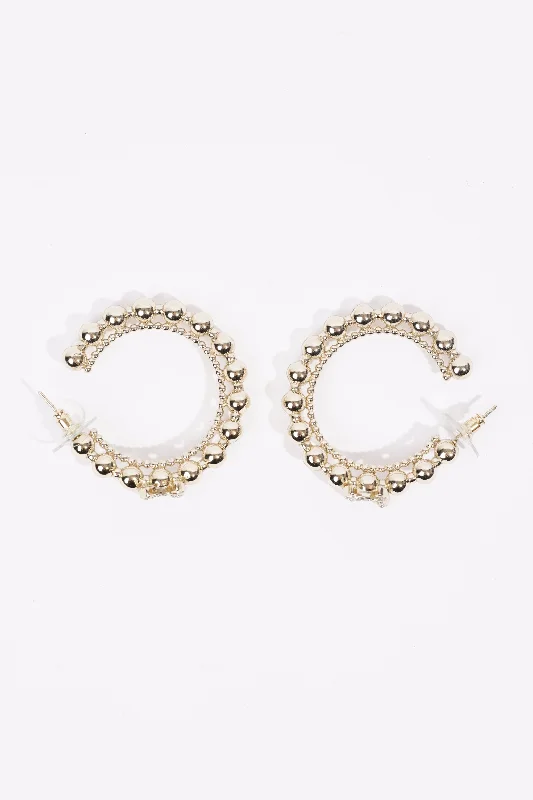 Exclusive Jewelry Sale – Limited-Time Discounts Chanel Womens Hoop Earrings Gold