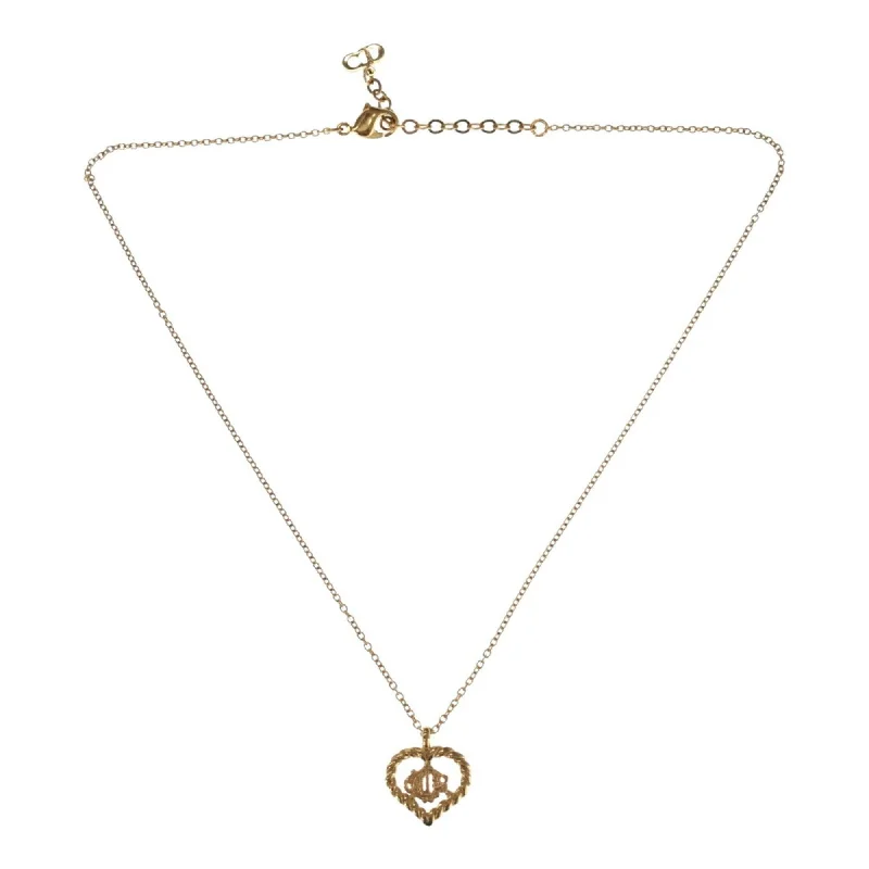 Make Your Outfit Shine With Discounted Jewelry CHRISTIAN DIOR logo heart necklace CD accessories brand accessory Lady's gold VINTAGE vintage OLD old Make Your Outfit Shine With Discounted Jewelry CHRISTIAN DIOR logo heart necklace CD accessories brand accessory Lady's gold VINTAGE vintage OLD old